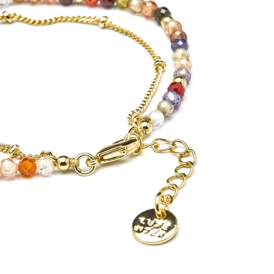 Luxenter Veelkleurige Kristallen Armband in 18K Geel Goud - Raxsu - Image 6