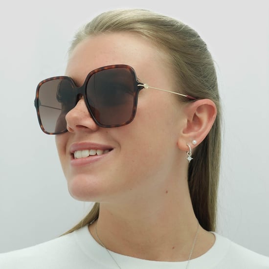 Gucci GG1267S 002 donker havana bruin gradiënt zonnebril - Image 5