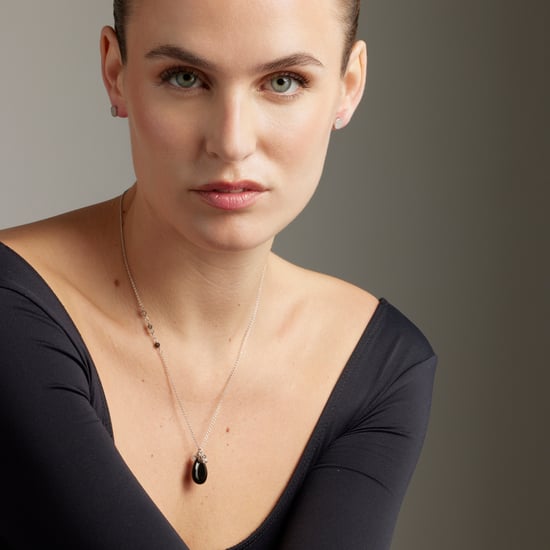 Luxenter, 925 sterling zilver en gerhodineerde zirkonia oorbellen - Image 2