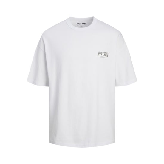 Jack & Jones Tee SS Santorini Oversize Fit Tee Wit - Image 1