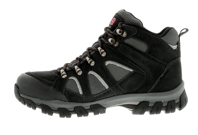 Karrimor bodmin 4 mid weather heren wandelschoenen zwart grijs rood