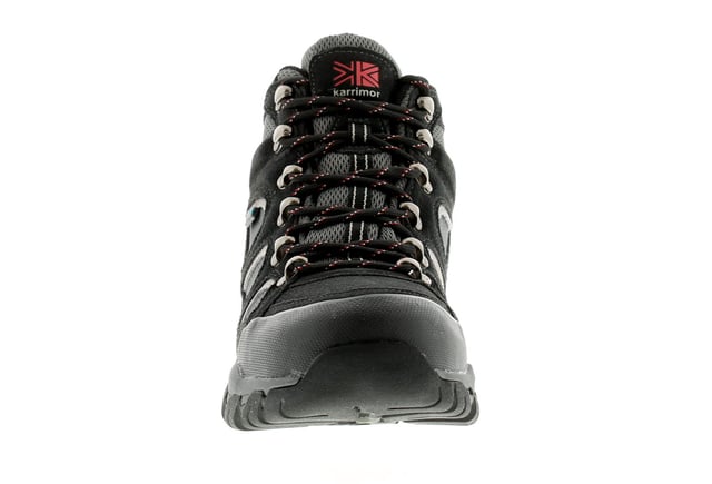 Karrimor bodmin 4 mid weather heren wandelschoenen zwart grijs rood