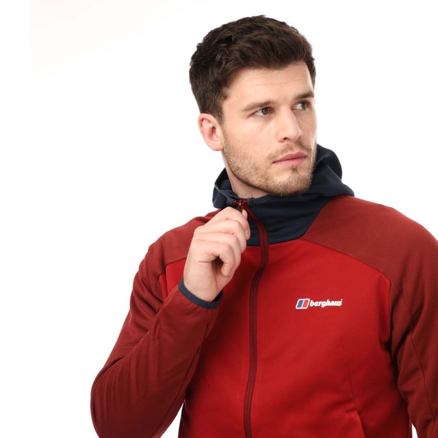 Men s Berghaus Urban Gyber Fleece Jacket in Red