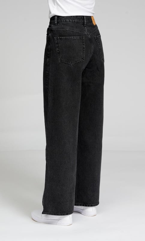 Coco Low Waist Jeans - Gewassen Zwart