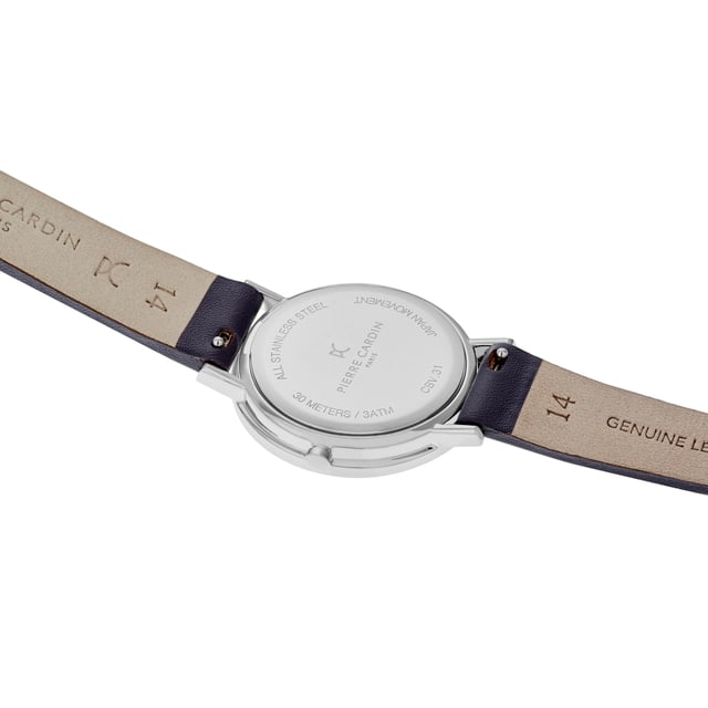 Pierre Cardin Belleville Pc Monogram dameshorloge Paars CBV.1507