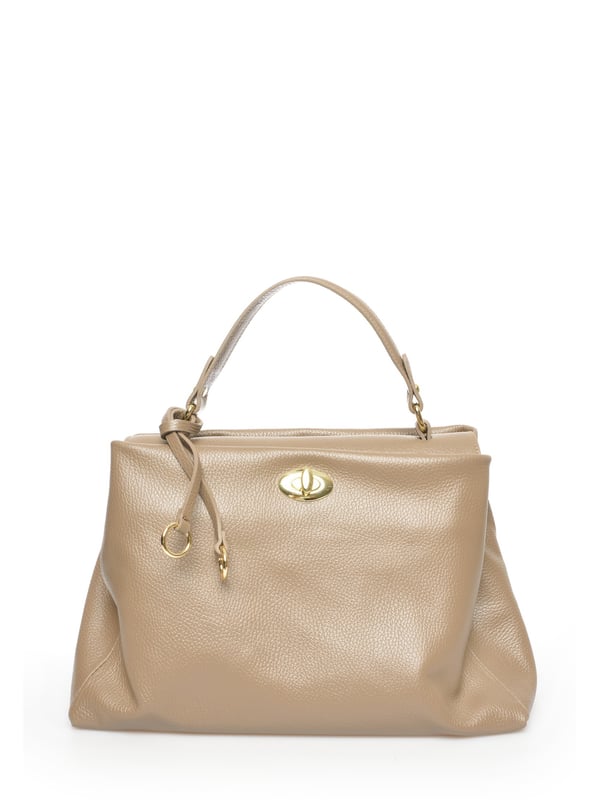 Luisa Vannini AW23 LV 1782T Tweekleurig Rundleer Tas