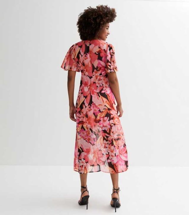 CUPSHE Dames A-lijn mini-jurk van chiffon, met bloemenprint, lange pofmouwen, elastische herfstjurk, Turkoois, XS