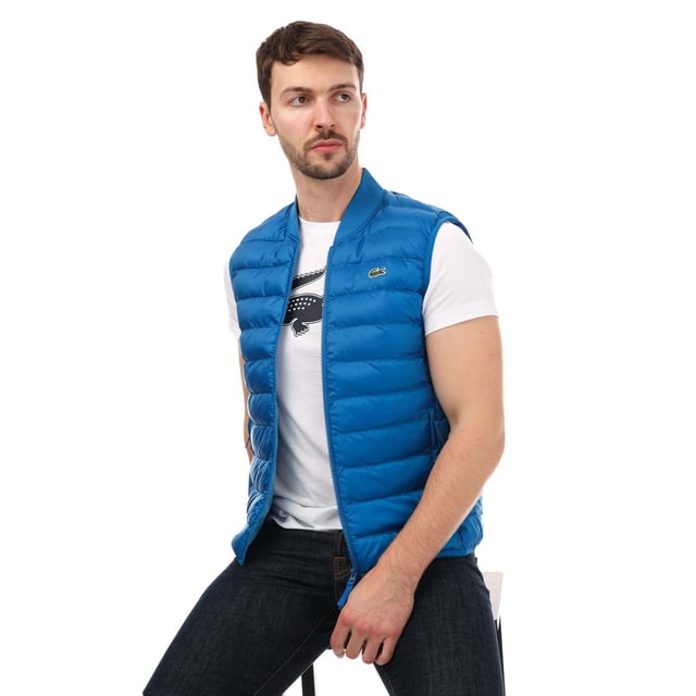 Lacoste puffer vest best sale