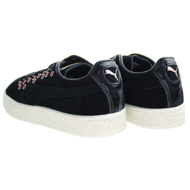 Zwarte puma hotsell sneakers suede