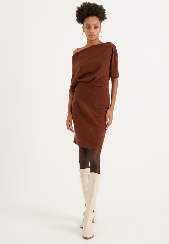 Flatterende jurk clearance