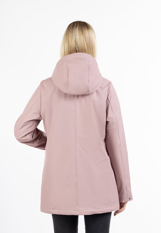 Regenjas clearance met bont