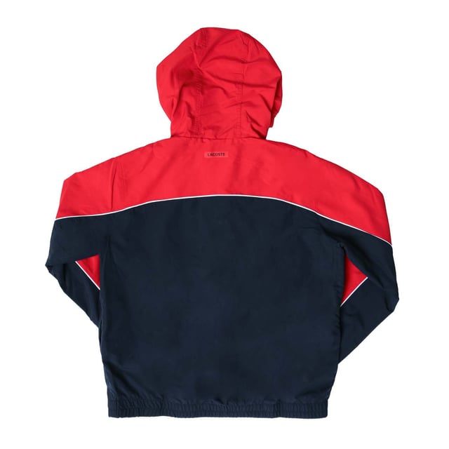 Lacoste red windbreaker hot sale
