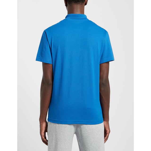 Men s Lacoste Regular Fit Polyester Cotton Polo Shirt in Royal Blue