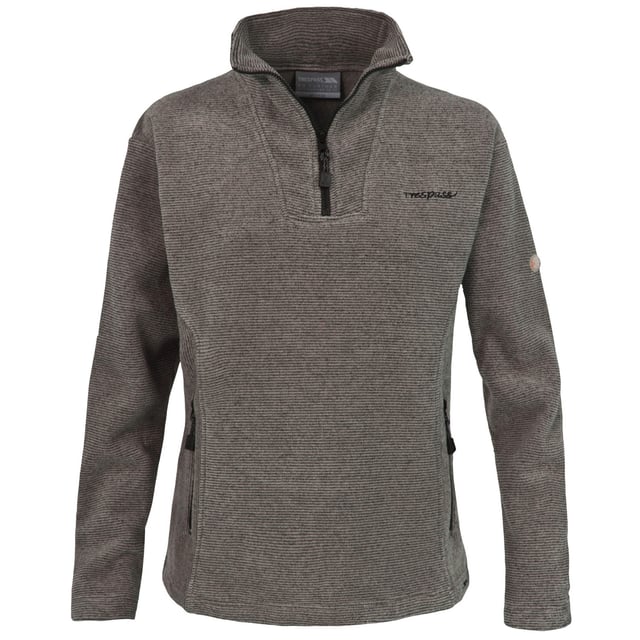 Trespass Dames Dames Piri 1 2 Zip Fleece Top Latte