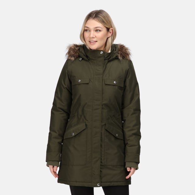 Regatta Romine waterdichte ademende parka-jas voor dames Basilicum, XS