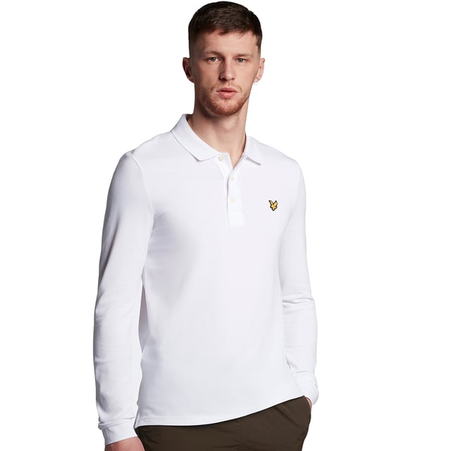 Lyle and scott polo hotsell lange mouw