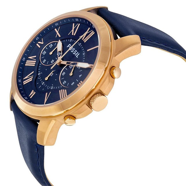 Fossil horloge heren blauw store