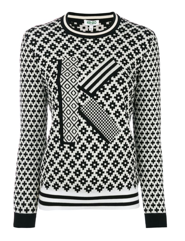 Witte discount kenzo trui