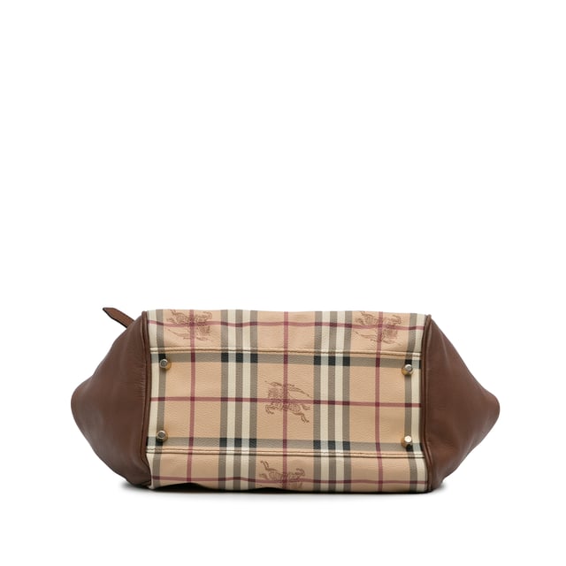 Burberry haymarket canterbury tote top