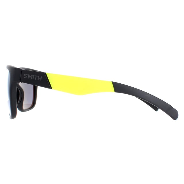 Smith Lowdown Slim N PGC XB mat zwart geel chromapop zilver