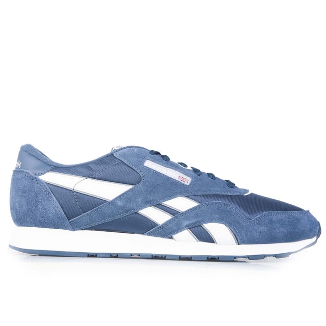 Reebok navy nylon & suede sale tech trainers