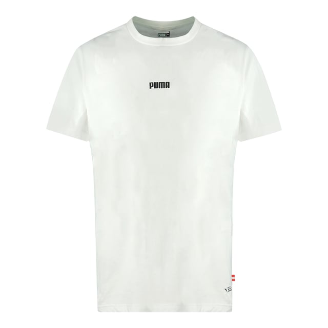 Puma 91074 Logo wit T shirt