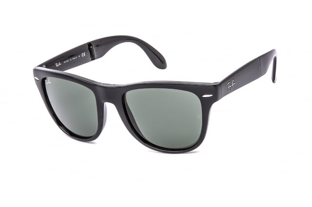 Ray Ban Zonnebril Folding Wayfarer 4105 Zwart 601 54mm