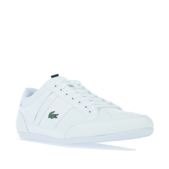 Lacoste chaymon white trainers best sale