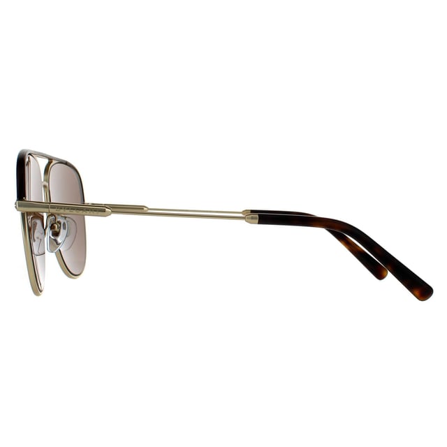 Bvlgari zonnebril bv5047q 202273 bruin en mat bleek goudbruin