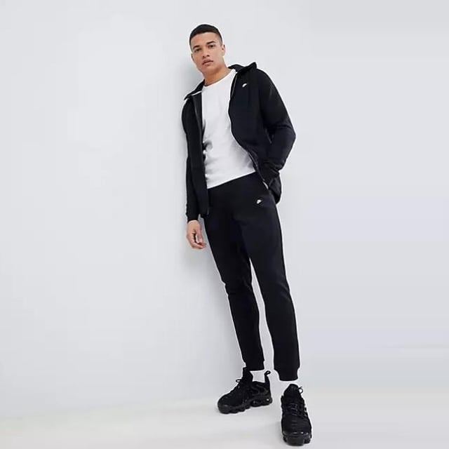 Nike Heren Modern Trainingspak Volledige Set Zwart