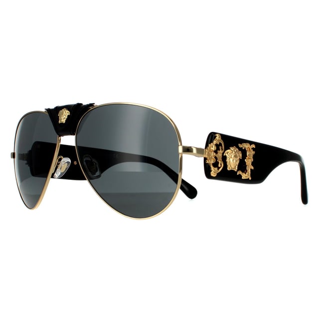 Versace zonnebril 2150Q 100287 Goud donkergrijs