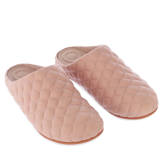 FitFlop Chrissie gewatteerde pantoffels voor dames beige