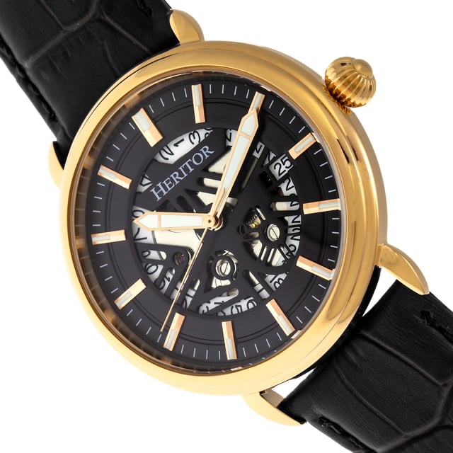 Paz | Zwart Roestvrijstalen Chic Klassiek Horloge met Een Wijzer | Op