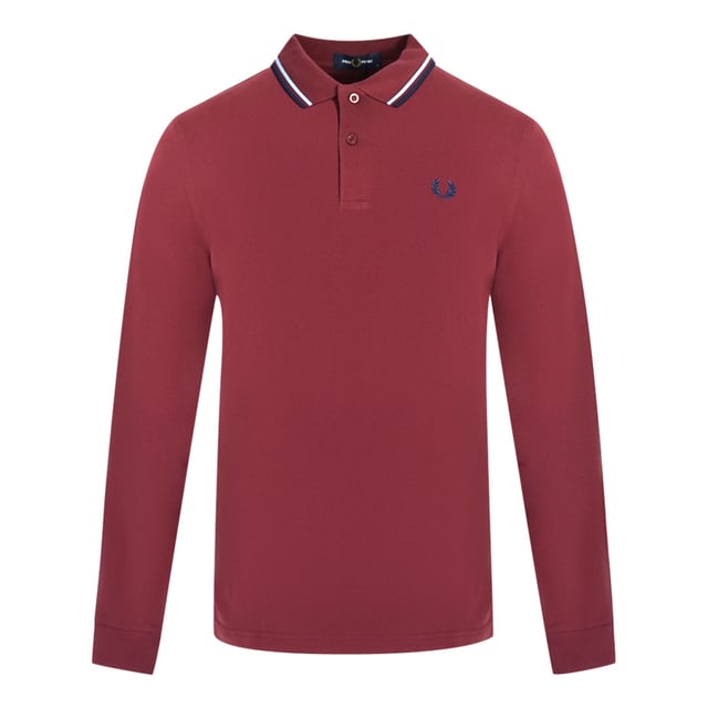 Fred perry discount polo lange mouwen